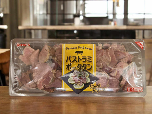 伊藤ハムの黒胡椒風味スモークパストラミポークタン430g冷蔵パック