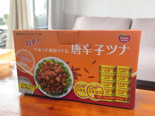 東遠 唐辛子ツナ缶 100g×12個セット 韓国人気スパイシーツナ缶