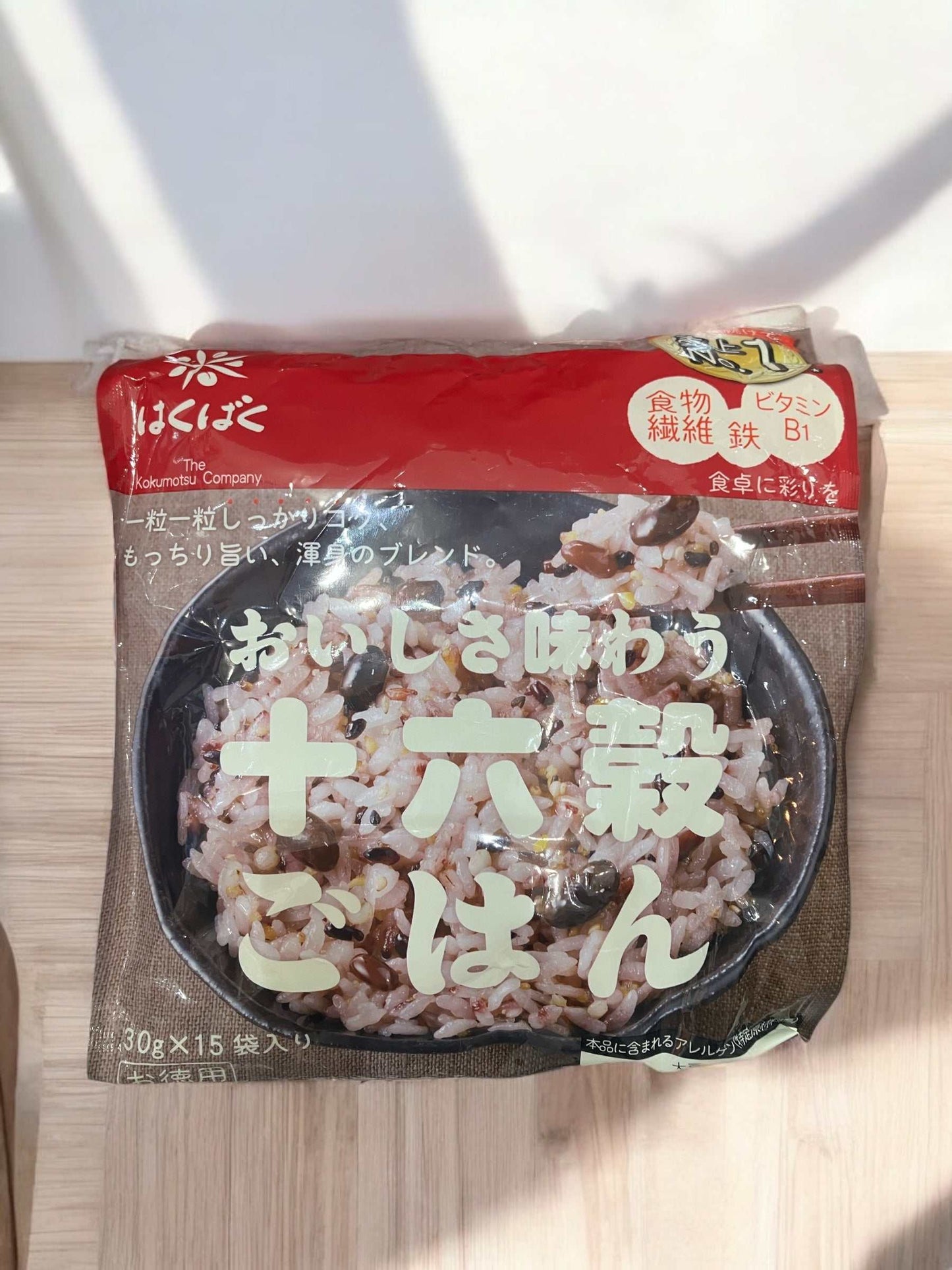 はくばく おいしさ味わう十六穀ごはん 30g × 15包 炊飯用穀類パッケージ