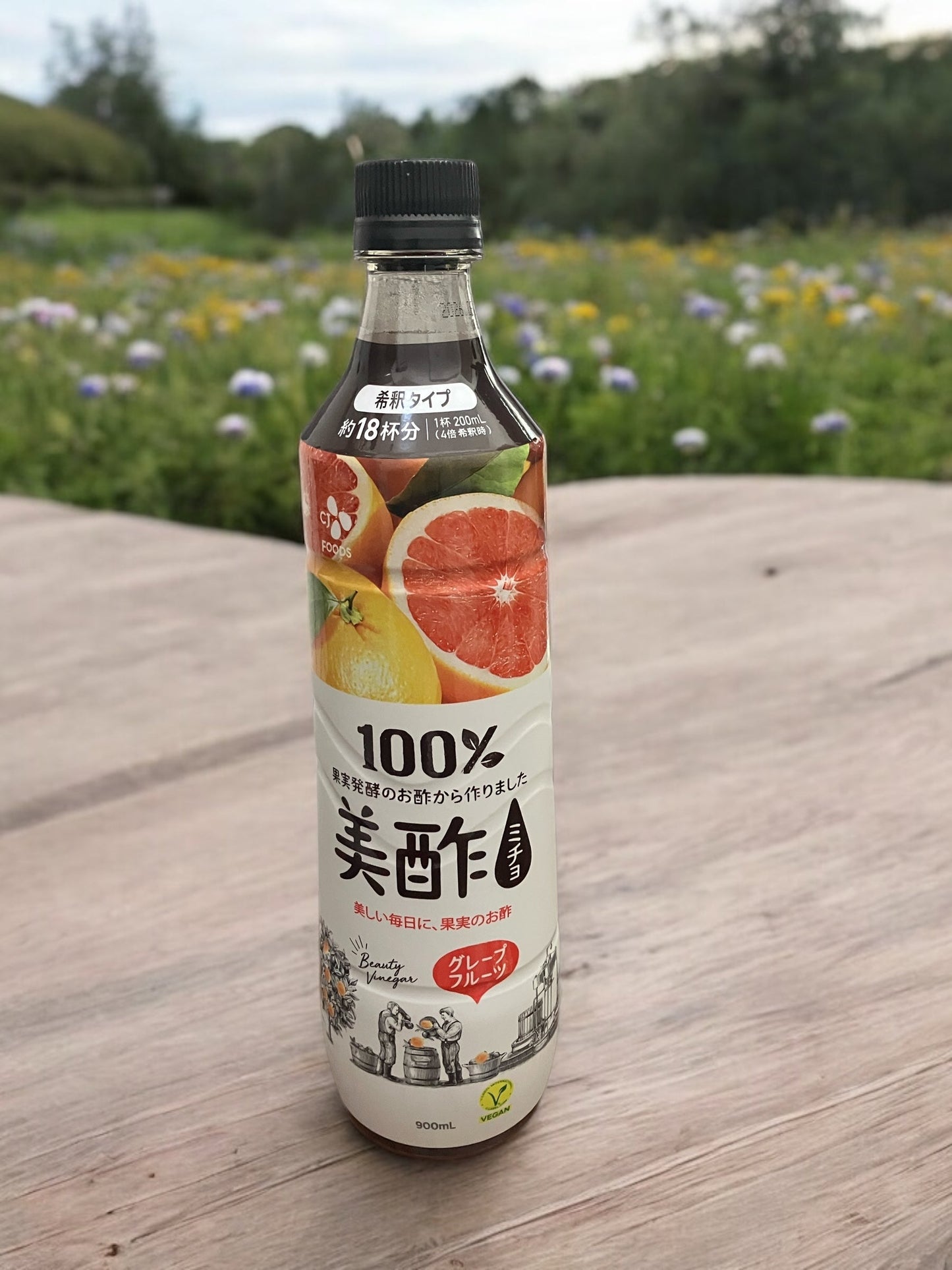 美酢 ミチョ グレープフルーツ風味 900ml ビューティービネガー希釈タイプ