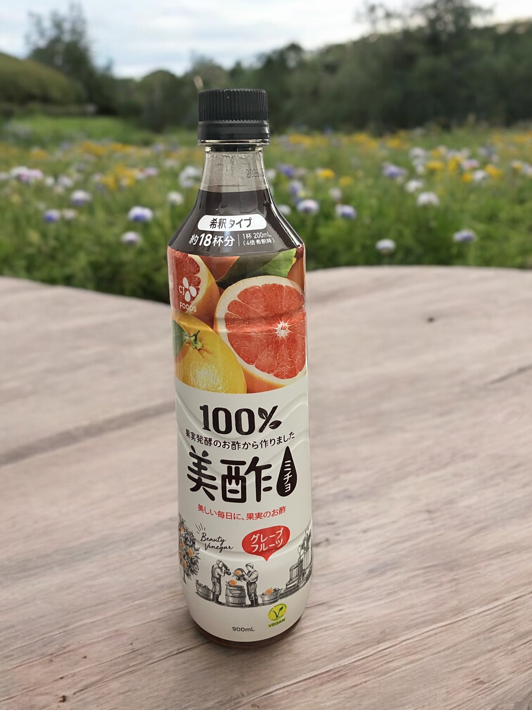 美酢 ミチョ グレープフルーツ風味 900ml ビューティービネガー希釈タイプ