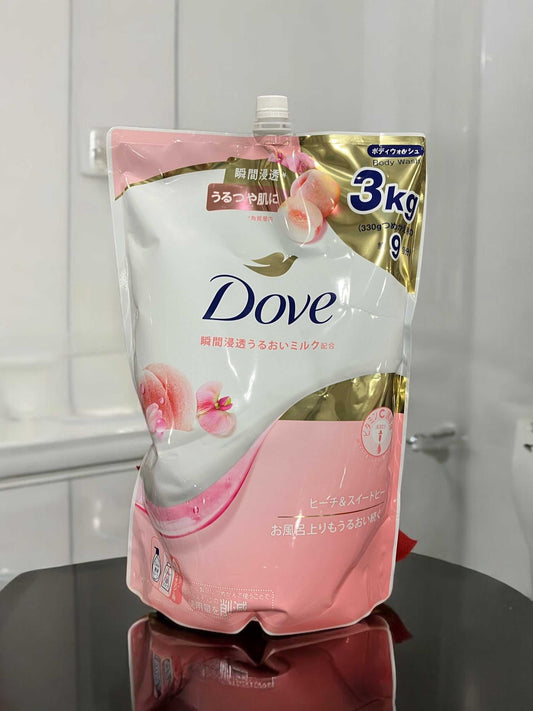 DOVE ボディウォッシュ ピーチ＆スイートピー 3kg 詰め替え用パッケージ