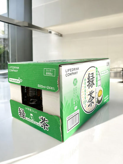 お茶屋さんの緑茶 500ml ペットボトル  × 24本  ラベルレス【お得】 / LDC ライフドリンクカンパニー