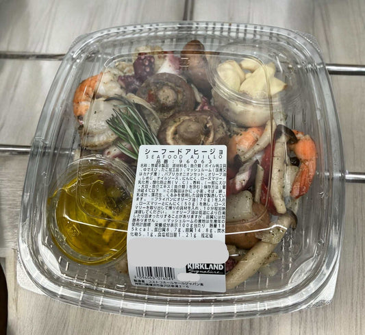 【惣菜商品】《大容量サイズ》シーフードアヒージョ 620g 1パック  ２～３人分