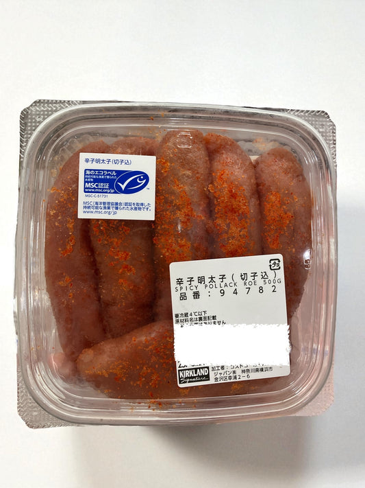 【冷蔵商品】博多辛子明太子（切子込） 500g  無着色