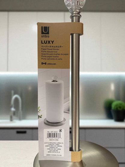 アンブラ ペーパータオルホルダー クリスタル デザイン 安定感抜群