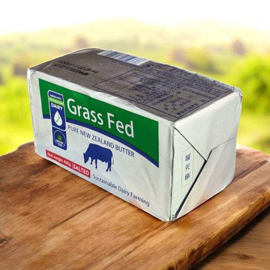 グラスフェッドバター  450g  ニュージーランド産  【冷蔵商品】マリンフード  Grass Fed  有塩バター