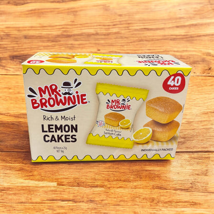 ミスターブラウニー  レモンケーキ  40個入り 1箱　 MR.BROWNIE  LEMON CAKES