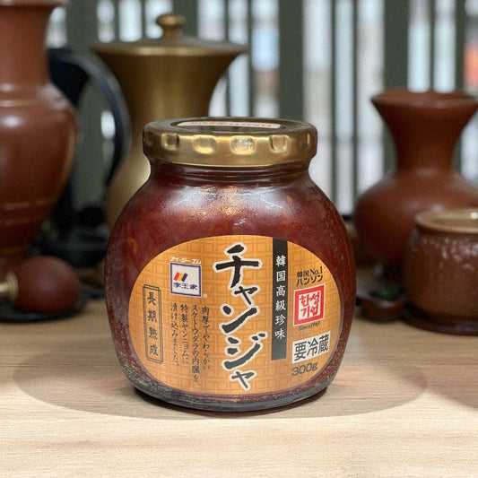 李王家 チャンジャ　【冷蔵商品】300g　韓国高級珍味  特製ヤンニョム使用 長期熟成  韓国産  チルド便