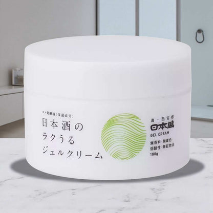 日本盛 日本酒のラクうるジェルクリーム 180g × 2個 セット