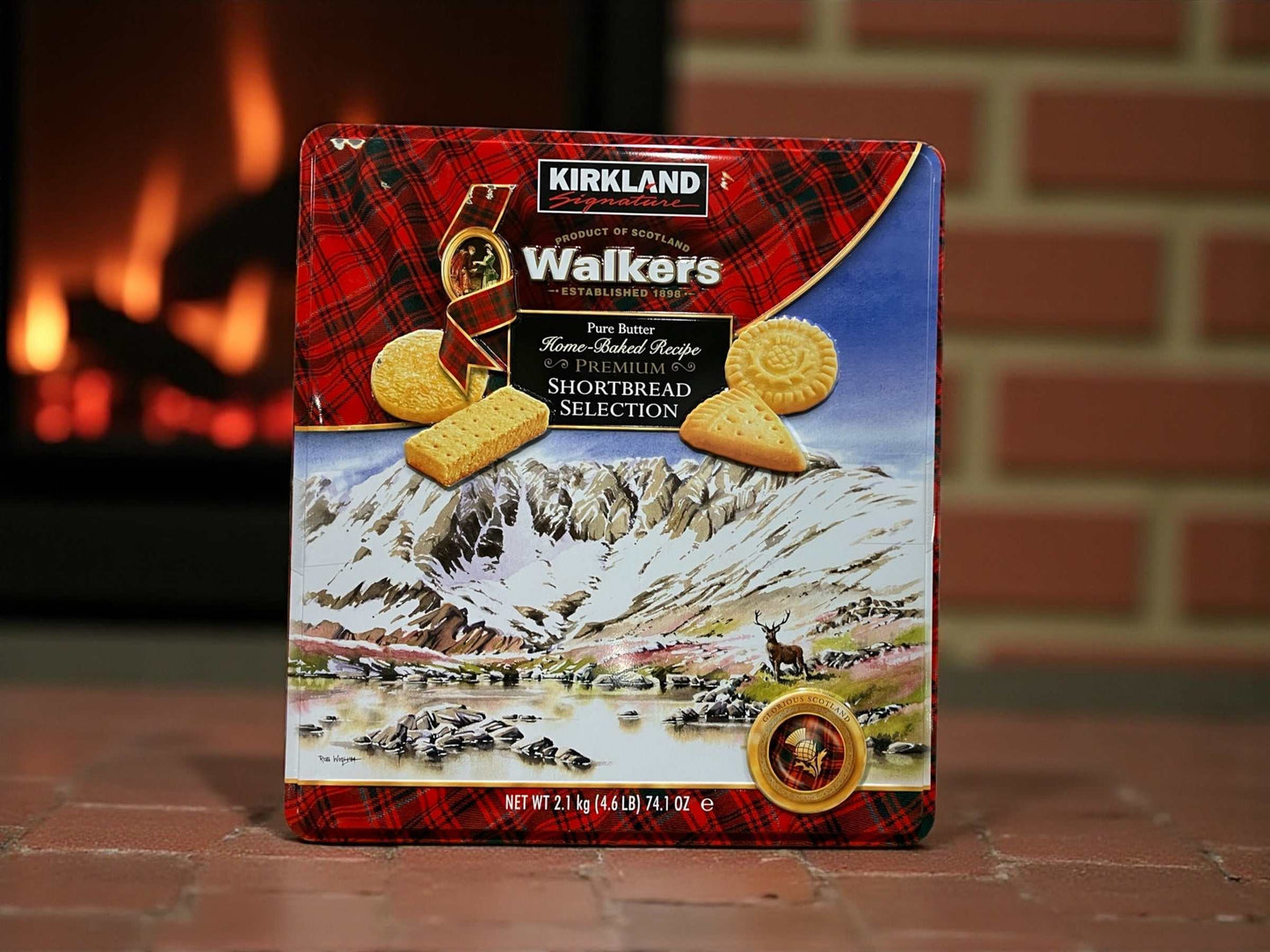 カークランドシグネチャー ウォーカーズ プレミアムショートブレッド  セレクション 2.1kg  Walkers  スコットランド産