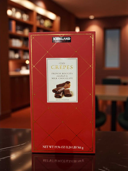 KS  カークランドシグネチャー  クレープ ベルジャン  チョコレート  ビスケット 566g　フランス産