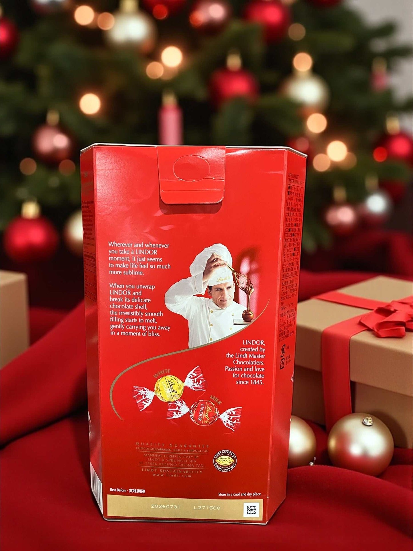 リンツ リンドール ミルクアソート　ミルク＆ホワイト  600g  イタリア産