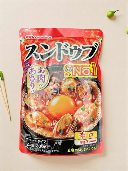 丸大  スンドゥブ  辛口 300g x 8  スンドゥブの素  8食入りセット