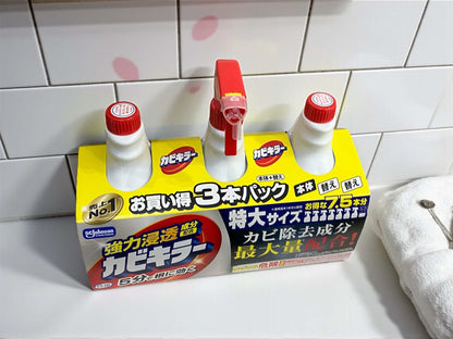 カビキラー 本体1000g + 付け替え 1000g x 2   3本セット  特大サイズ  強力浸透成分配合 【セットでお得】