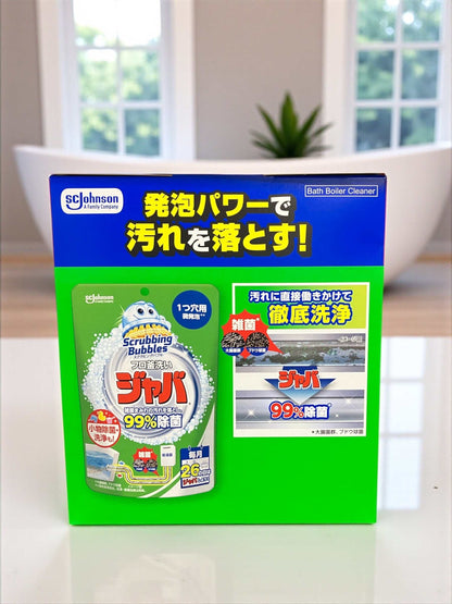 スクラビングバブル 風呂釜洗浄  ジャバ 1つ穴用 5個入り