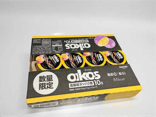 【冷蔵商品】〈数量限定〉  オイコス  パッションフルーツ  113g ×12個 セット   ヨーグルト　 高吸収たんぱく質   ダノン 【お得】
