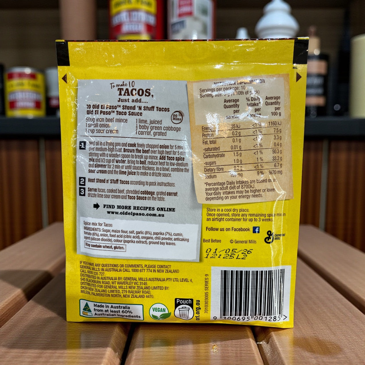 TACO  シーズニング  30g  オールドエルパソ  OLD EL PASO　タコミート用  小分け販売