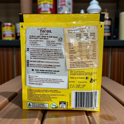 TACO  シーズニング  30g  オールドエルパソ  OLD EL PASO　タコミート用  小分け販売