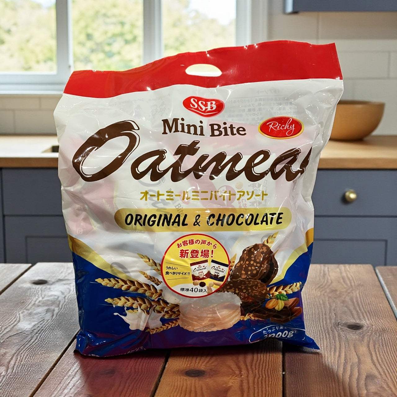 オートミール ミニバイト  オリジナル  チョコレート 2種  アソート  約40袋入り 1kg   Oatmeal Mini Bite  SSB