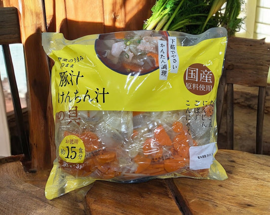 豚汁用 下茹で野菜 500g x 3 豚汁の具 けんちん汁の具  国産