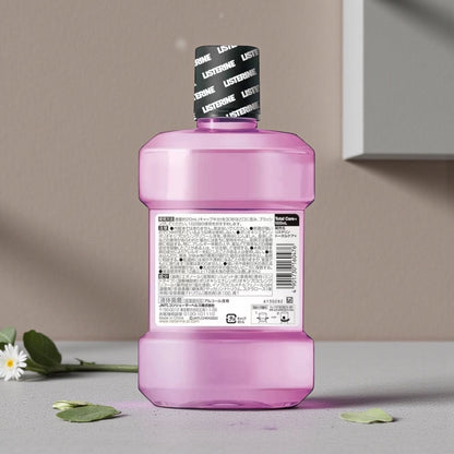 リステリントータルケアプラス1L4本セットのマウスウォッシュパッケージ写真