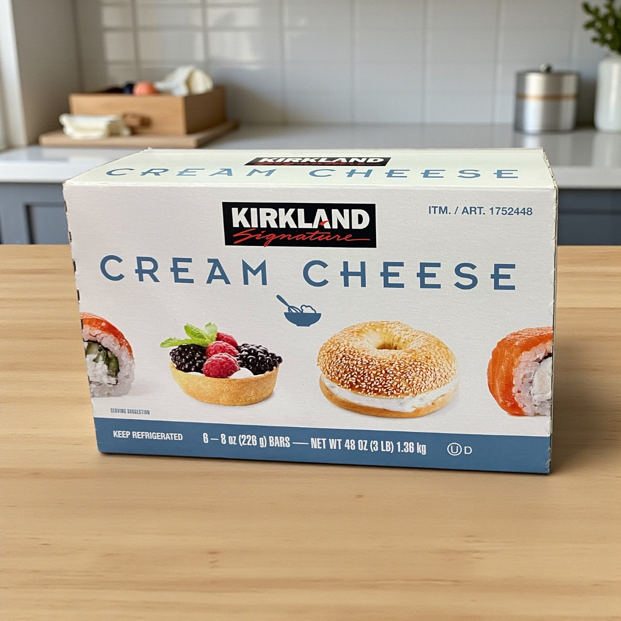 【冷蔵商品】KS クリームチーズ  226g × 6個入り セット   カークランドシグネチャー