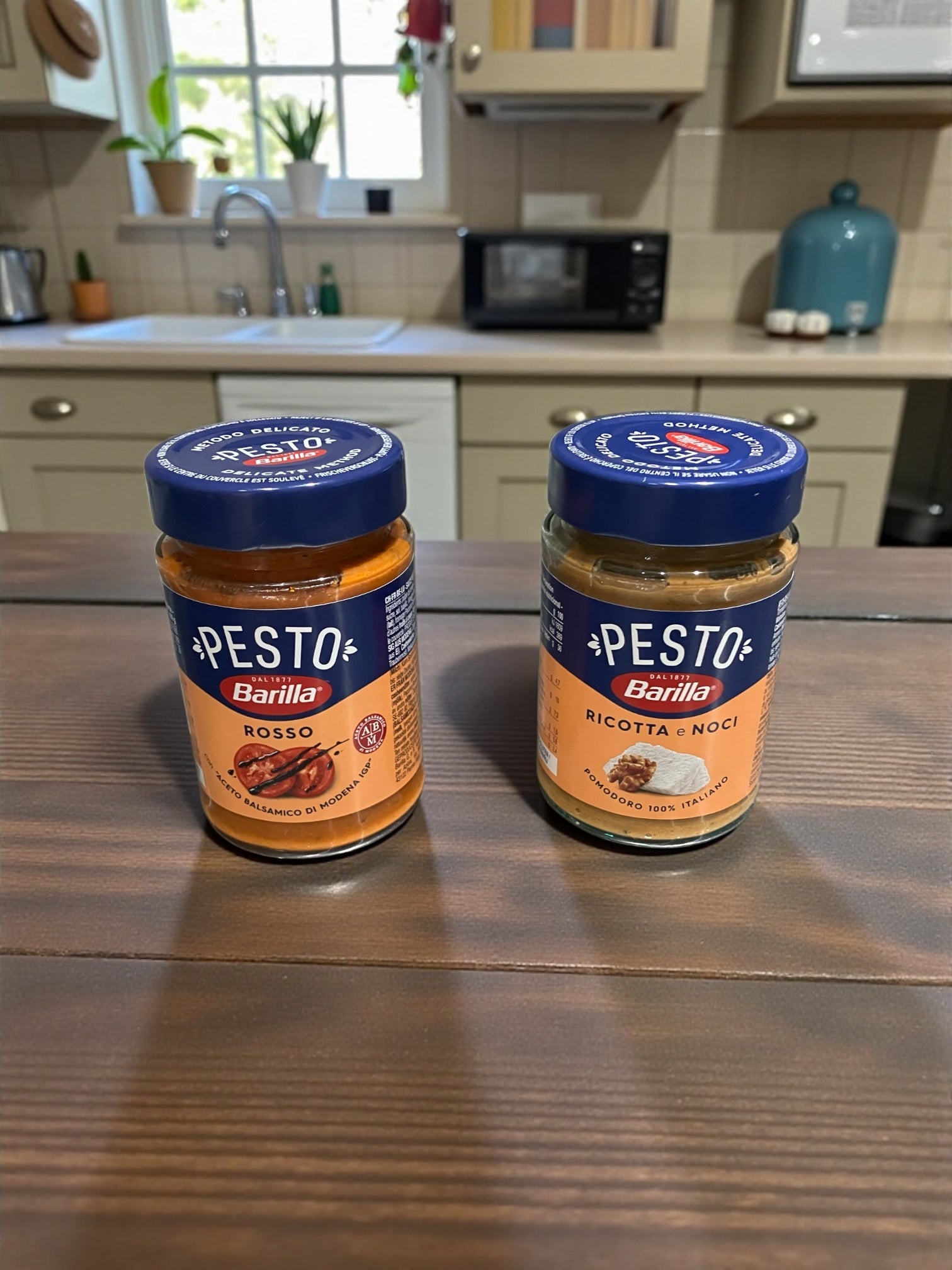 バリラ ペースト パスタソース ロッソとリコッタ2種セットの瓶詰めパスタソース