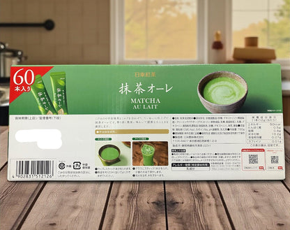 日東紅茶 抹茶オーレ 宇治抹茶使用 個包装60包入りインスタント抹茶ミルク