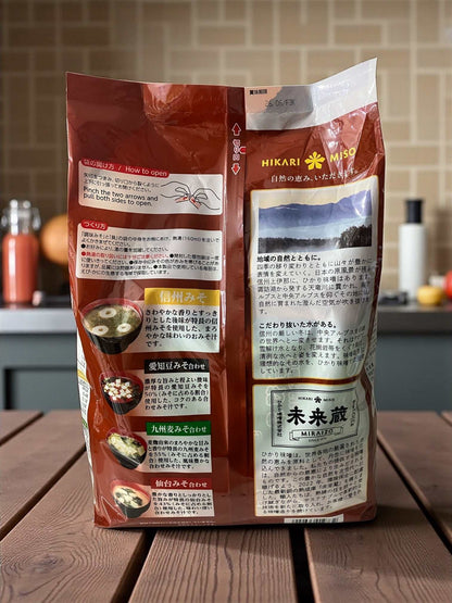 ひかり味噌の産地のみそ汁めぐり50袋入りインスタント味噌汁パック