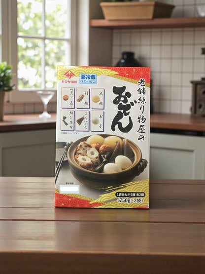 【冷蔵商品】ヤマサ蒲鉾 老舗練り物屋のおでん 750g 6種 12品 × 2袋　おでん