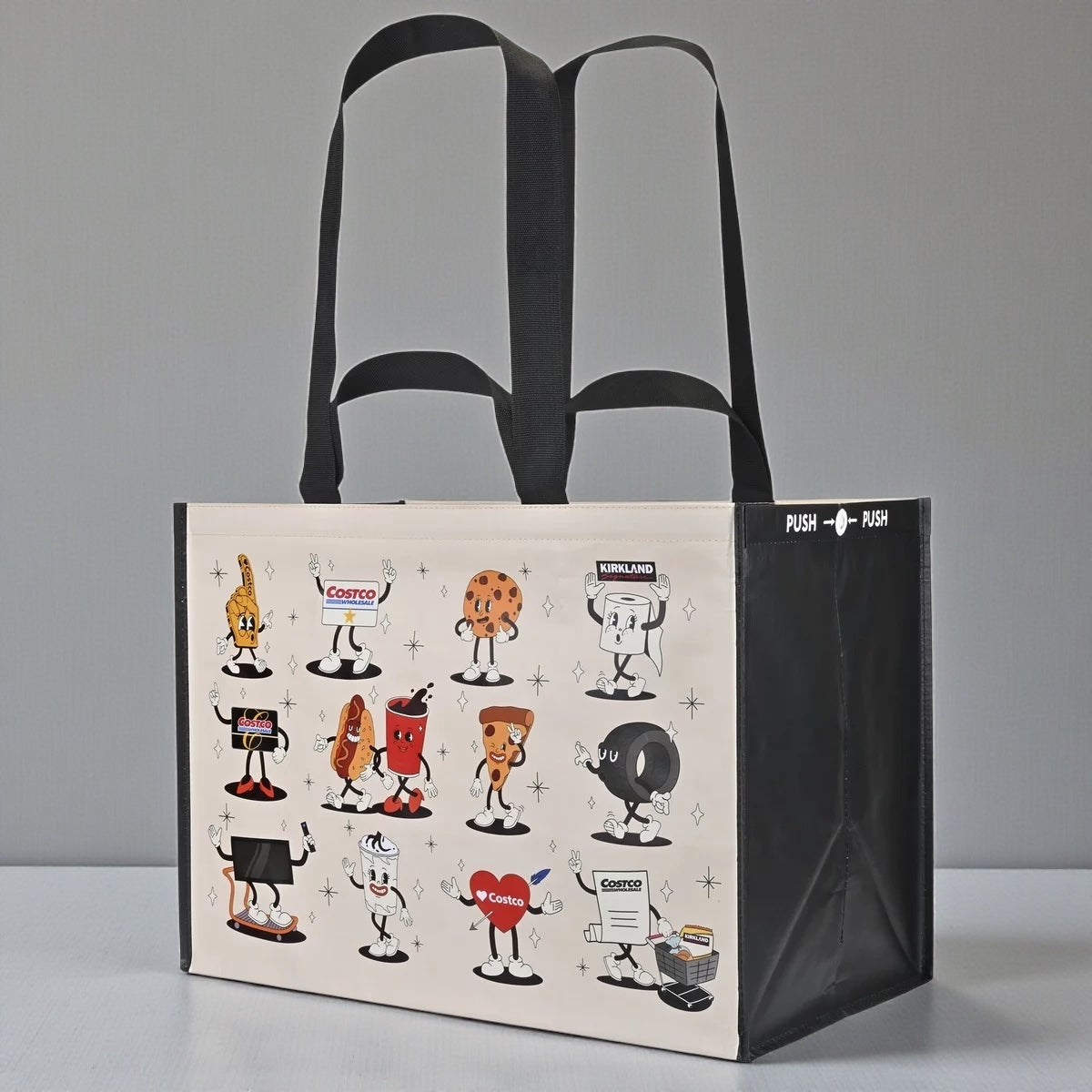 コストコ キャラクター ショッピングバッグ 3枚パック    大サイズ × 2   小サイズ x 1