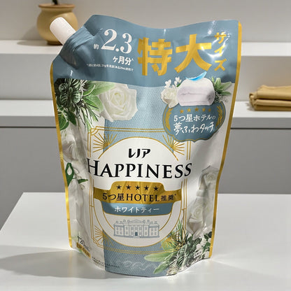 レノアハピネス 夢ふわタッチ 柔軟剤 ホワイトティー 詰め替え720ml x 6個  レノア 【お得なセット】