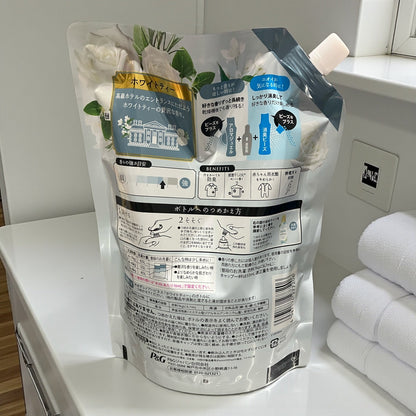 レノアハピネス 夢ふわタッチ 柔軟剤 ホワイトティー 詰め替え720ml x 6個  レノア 【お得なセット】