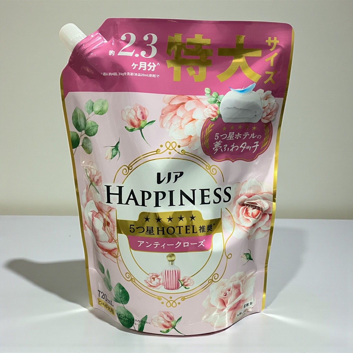 レノアハピネス 柔軟剤 アンティークローズ 720ml 詰め替え用