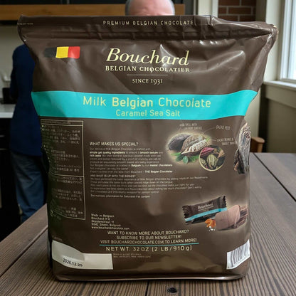 Bouchard ミルクキャラメル シーソルト 910g グルテンフリー ベルギー製チョコレート