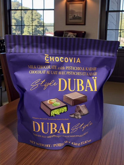 CHOCOVIAドバイピスタチオチョコ5個入り高級スイーツ