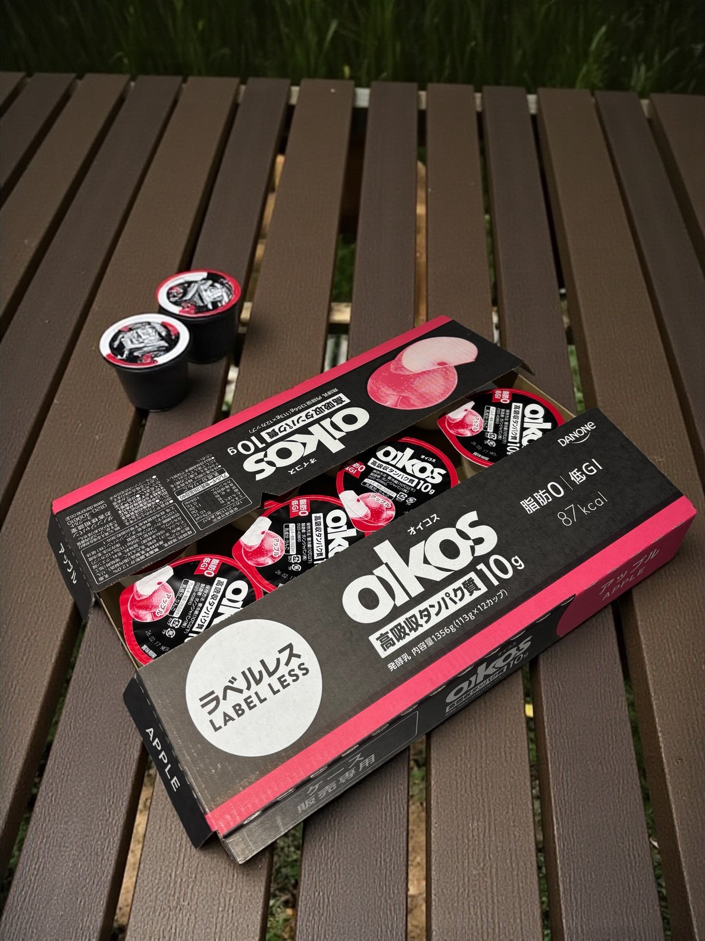 【冷蔵商品】  オイコス  フレッシュ アップル 113g ×12個 セット オイコス  ヨーグルト　 高吸収たんぱく質   ダノン  ラベルレス【お得】