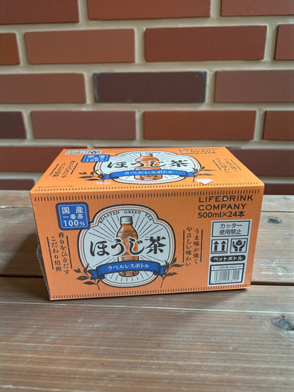 ほうじ茶 500ml  ペットボトル ラベルレス【お得】  LDC ライフドリンクカンパニー