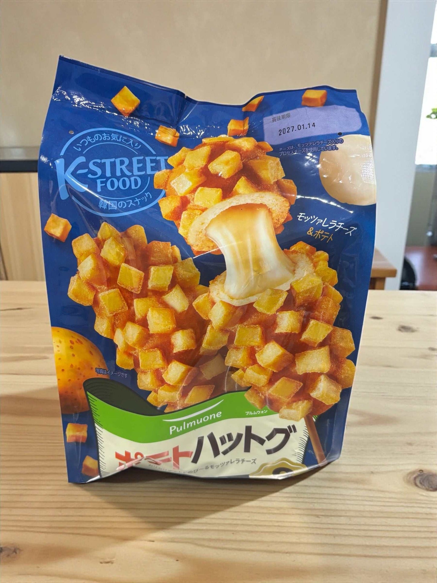【冷凍商品】PULMUONE ポテトハットグ 8本入り  プルムオーネ