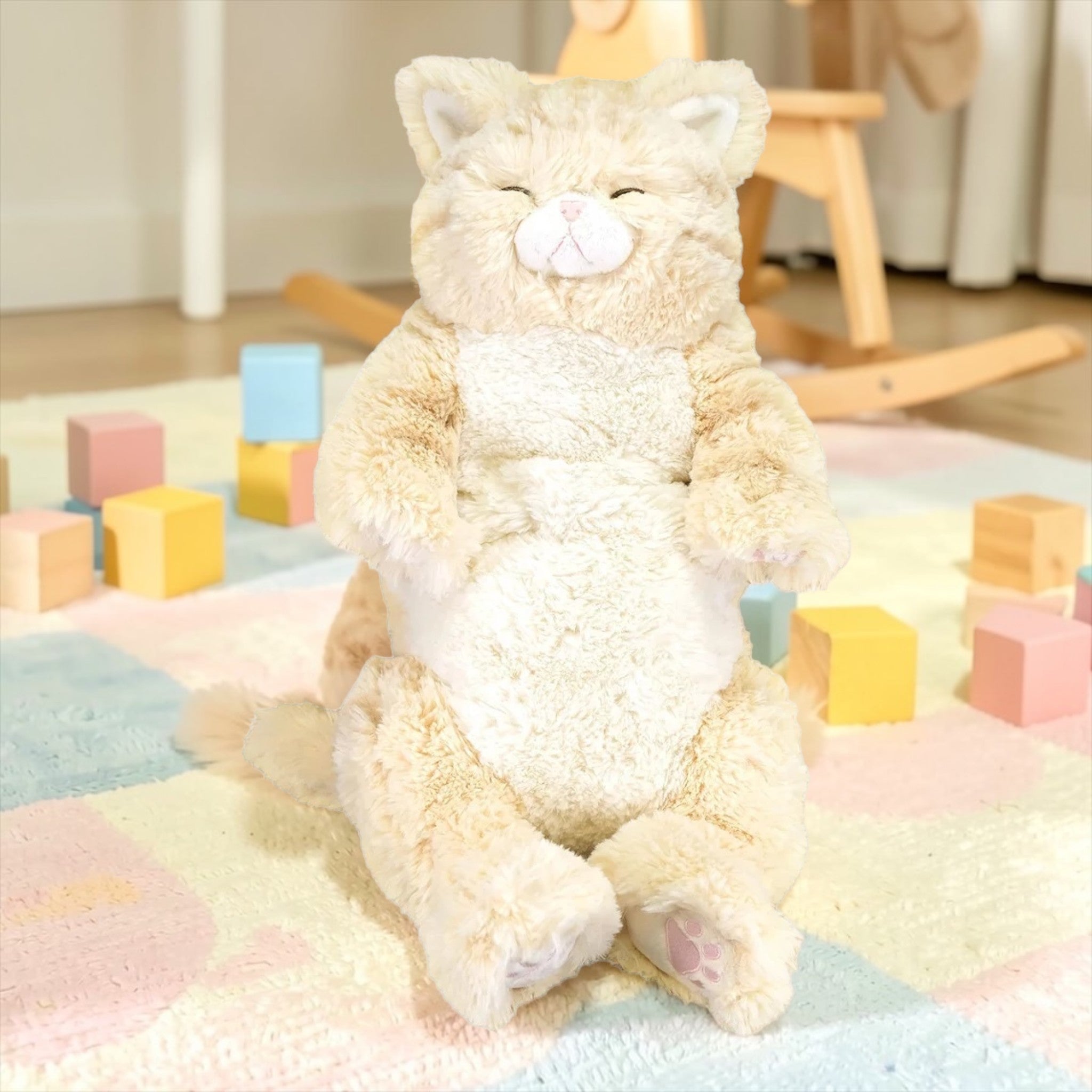 サンレモン ひざねこすやすや L サイズ ぬいぐるみ ねこ 猫 カラー