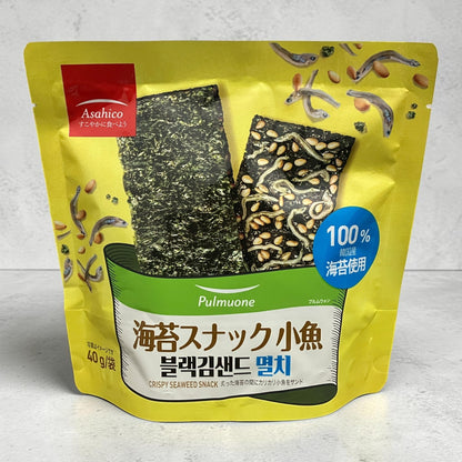 アサヒコ 韓国海苔スナック小魚 40g 有機認証海苔使用の健康スナック