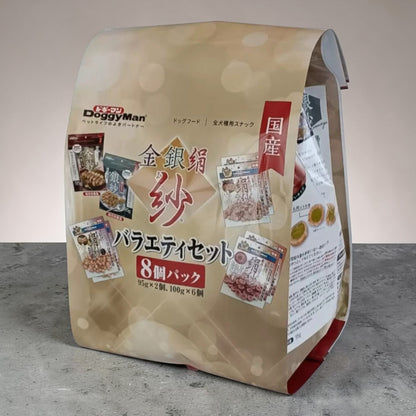 《ペット用品》絹紗 バラエティセット 8袋入り  ドギーマン  ドッグフード