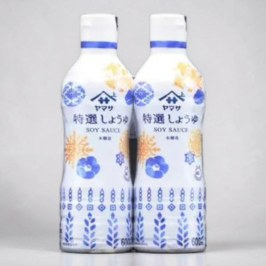 ヤマサ 特選醤油 600ml X 2本　特選 醤油