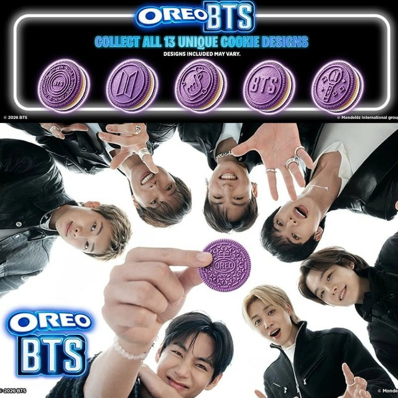 《限定販売商品》オレオ OREO BTS コラボパッケージ 36枚  バニラクリーム
