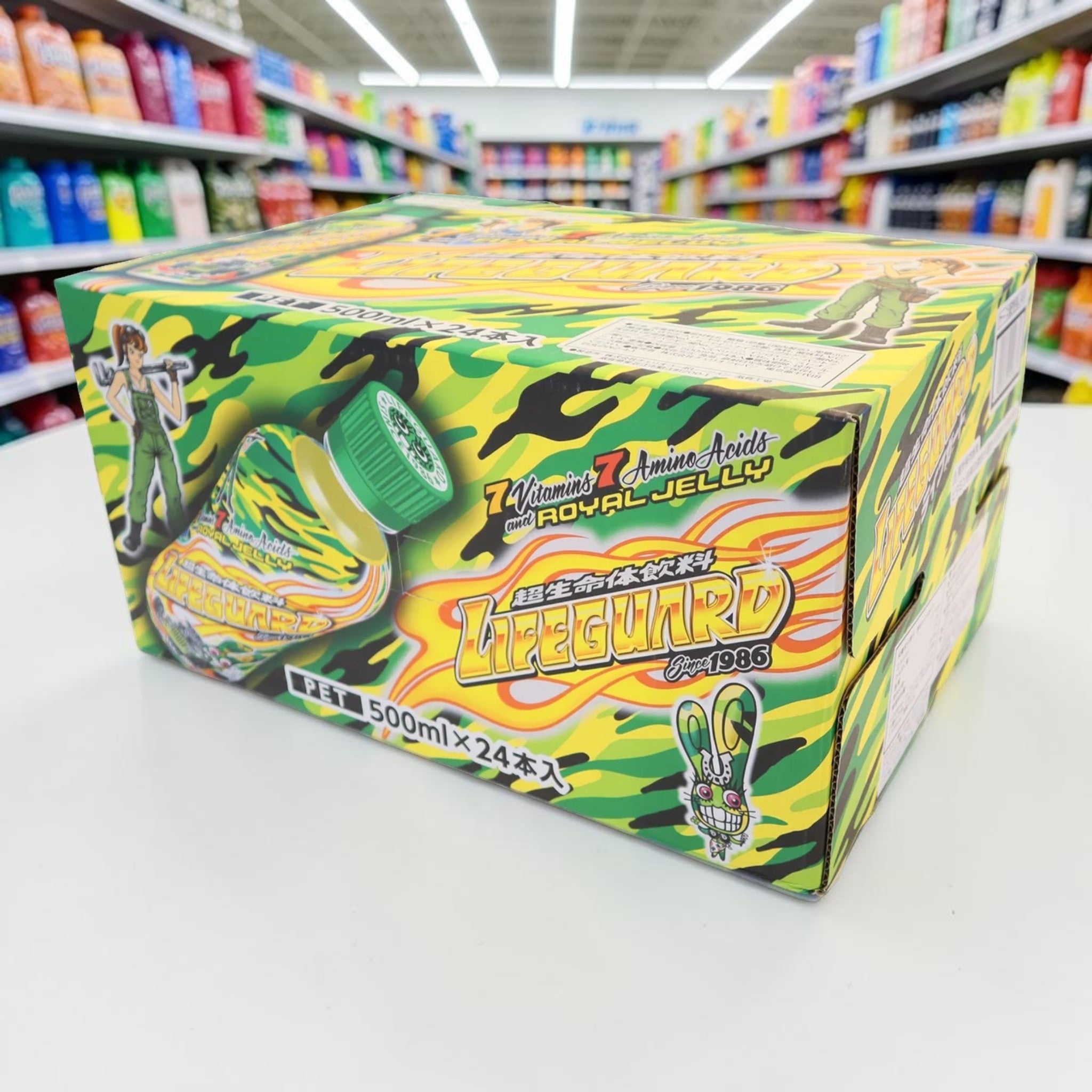 チェリオ ライフガード 500ml x 24本 エナジー系 炭酸飲料 – コストコ