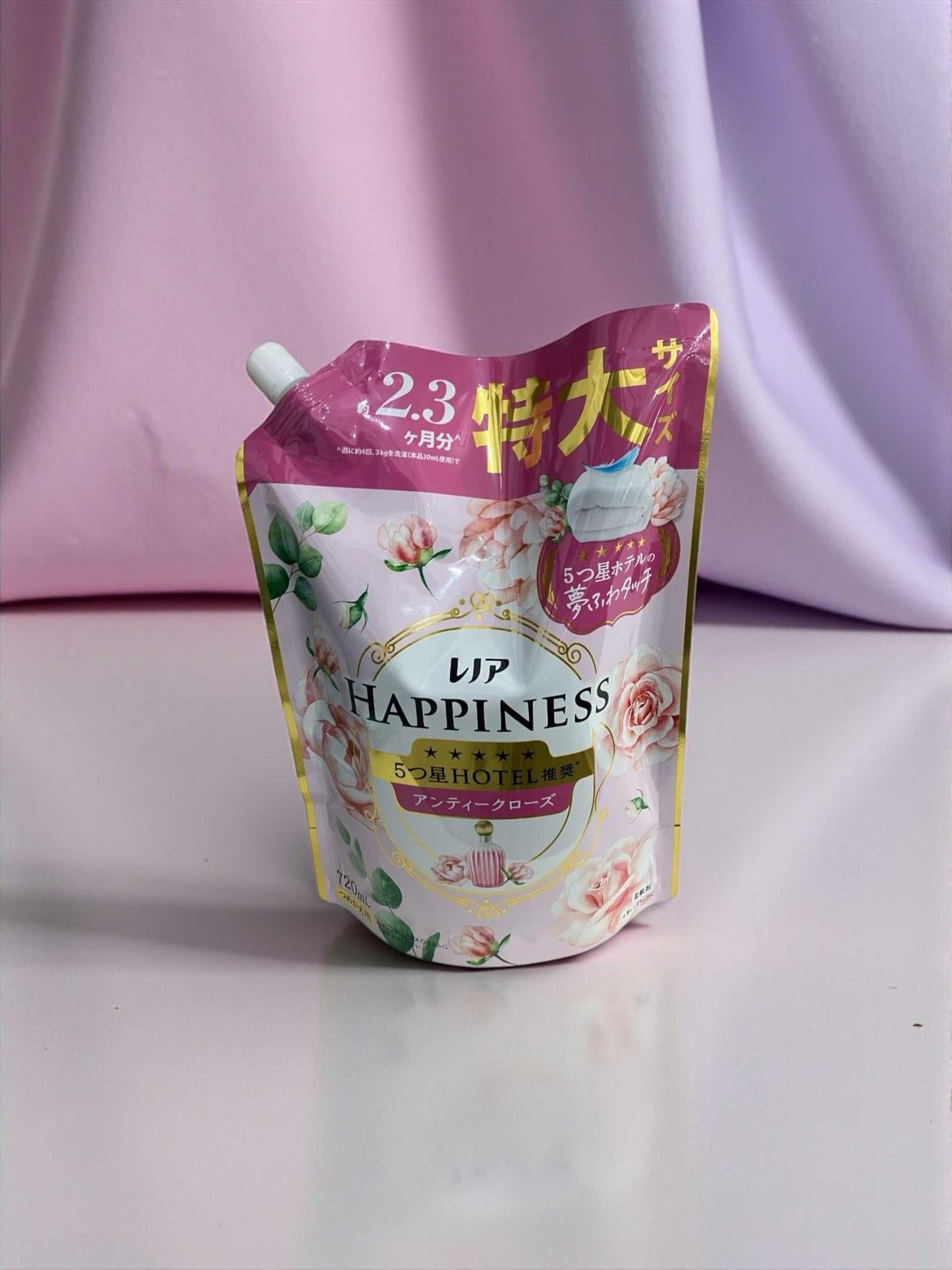 レノアハピネス 柔軟剤 アンティークローズ 720ml 詰め替え用