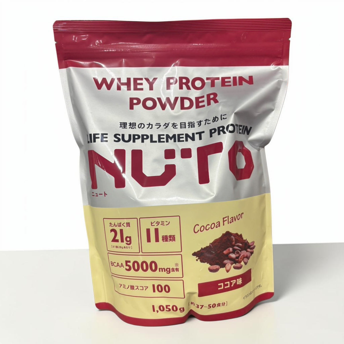 NUTO ホエイ プロテインパウダー ココア味 1050g