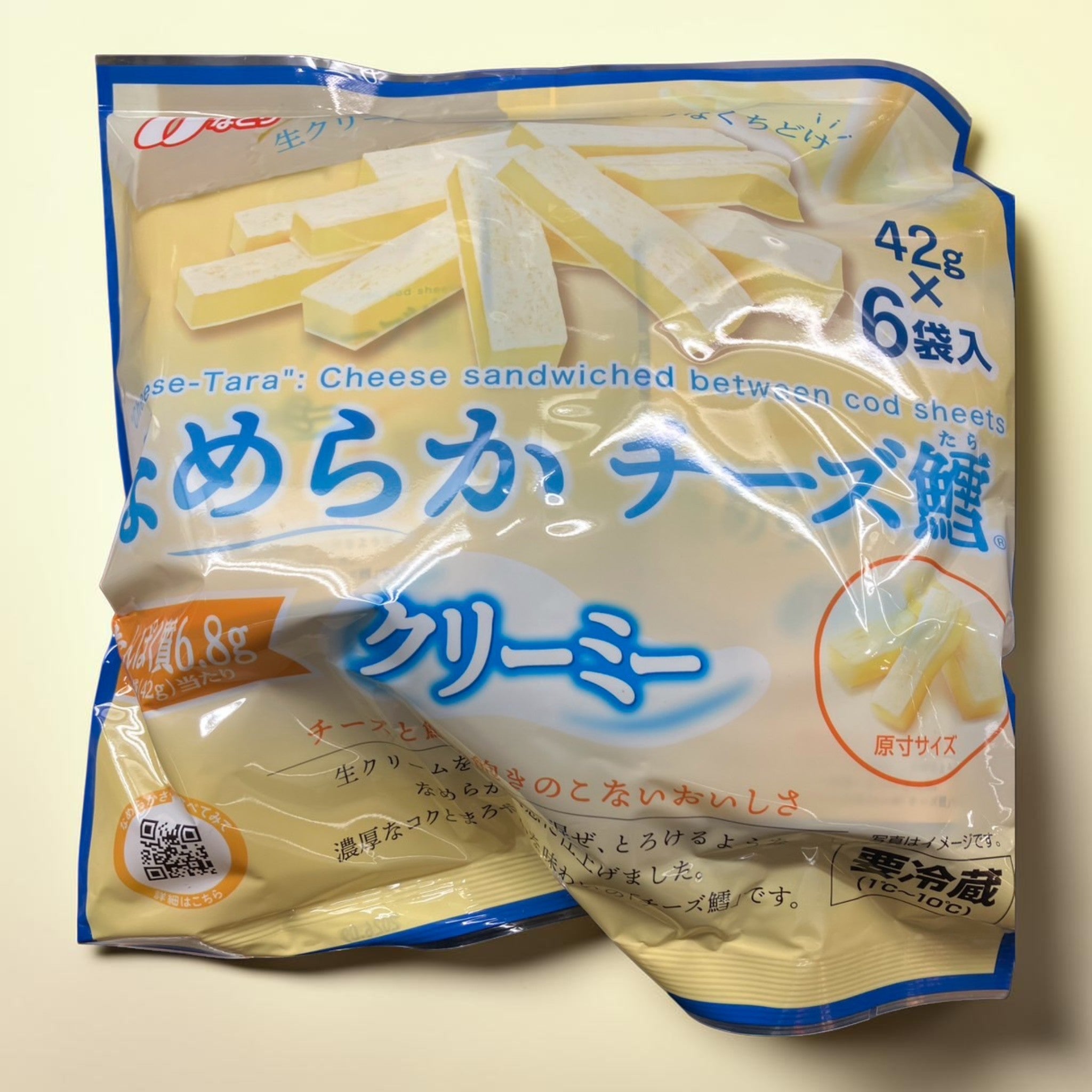 冷蔵商品】なとり なめらかチーズ鱈 42g×6パック 大容量 – コストコ