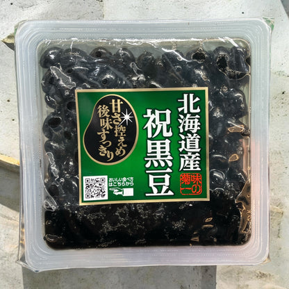 【冷蔵商品】味の菊一  北海道産 祝黒豆　600g